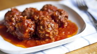 Рецепт Тефтели с рисом в томатном соусе