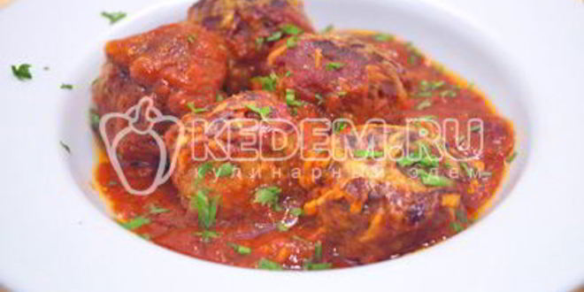 Рецепт тефтели в духовке