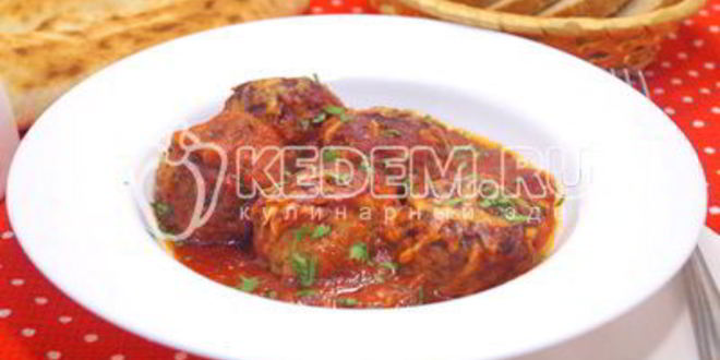 Рецепт тефтели в духовке