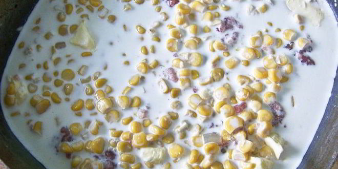 Рецепт тефтели в сливочном соусе с кукурузой