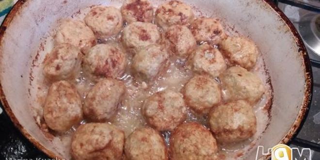 Рецепт тефтели в сливочном соусе