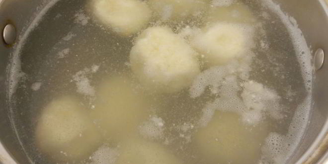 Рецепт творожные клецки с шоколадом