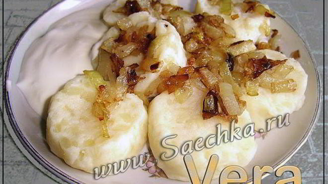 Рецепт Ленивые картофельные вареники