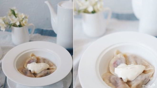 Рецепт Вареники с брусникой