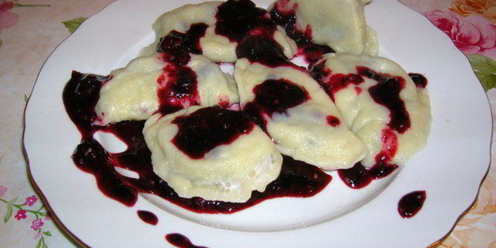 Рецепт вареники с брусникой