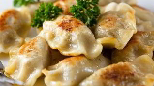 Рецепт Вареники с грибами