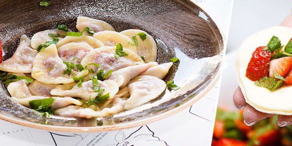 Как приготовить вареники с клубникой