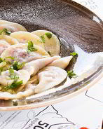 Вареники с клубникой