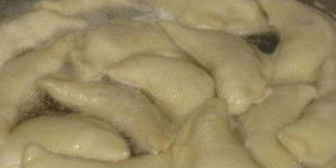 Рецепт вареники с малиной