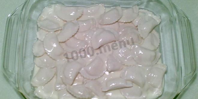 Рецепт вареники с медовой сметаной