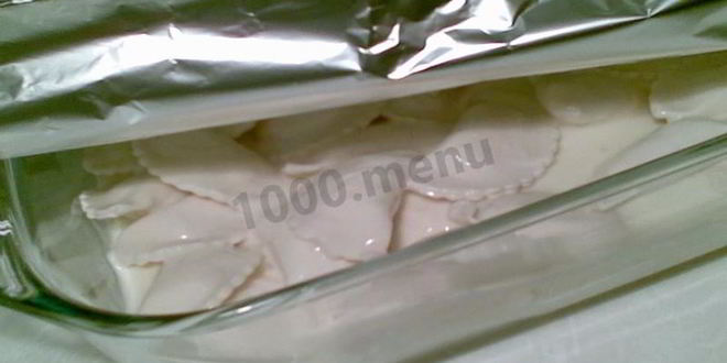 Рецепт вареники с медовой сметаной