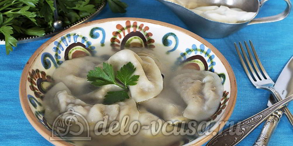 Рецепт вареники с черникой