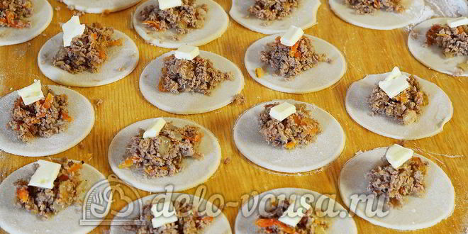 Рецепт вареники с мясом