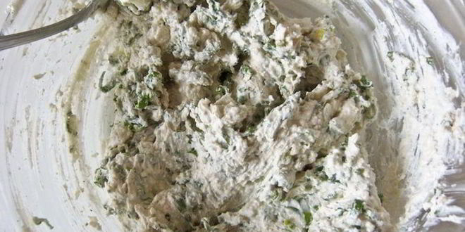 Рецепт вареники с творогом и черемшой