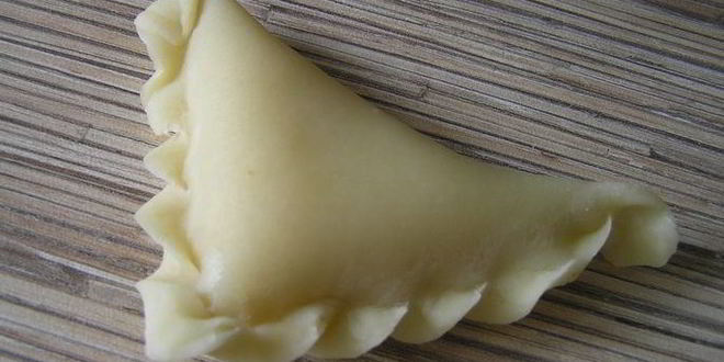 Рецепт вареники с творогом, запеченные в сливках