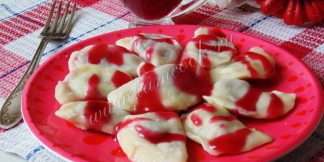 Рецепт вареники с замороженной вишней