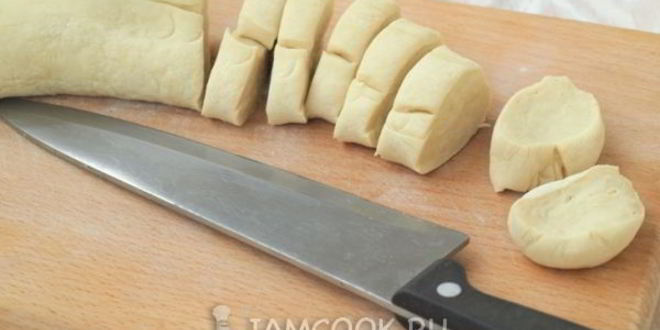 Рецепт вареники с жареной капустой