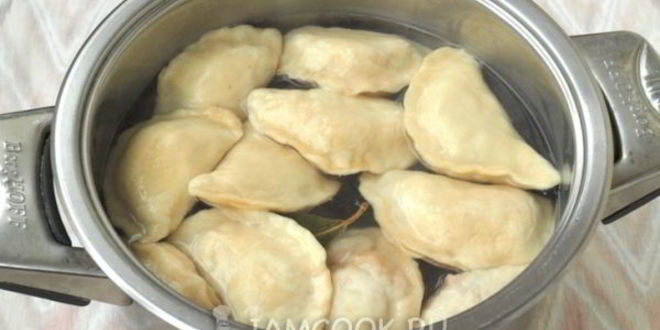 Рецепт вареники с жареной капустой