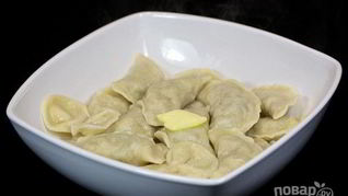 Рецепт Вареники с жареными грибами