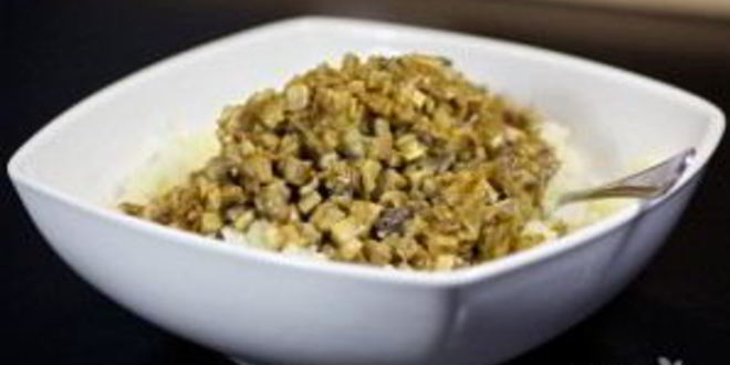 Рецепт вареников с жареными грибами