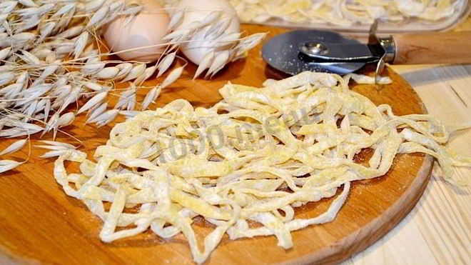 Рецепт Яичная лапша домашняя