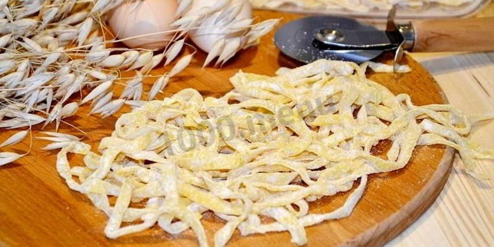 Как приготовить яичная лапша домашняя