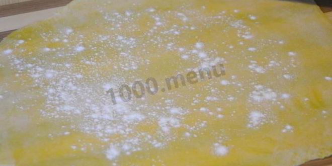 Рецепт яичная лапша домашняя