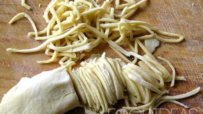 Рецепт Яичная лапша