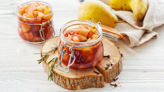 Рецепт Запеченный грушево-медовый чатни с гвоздикой