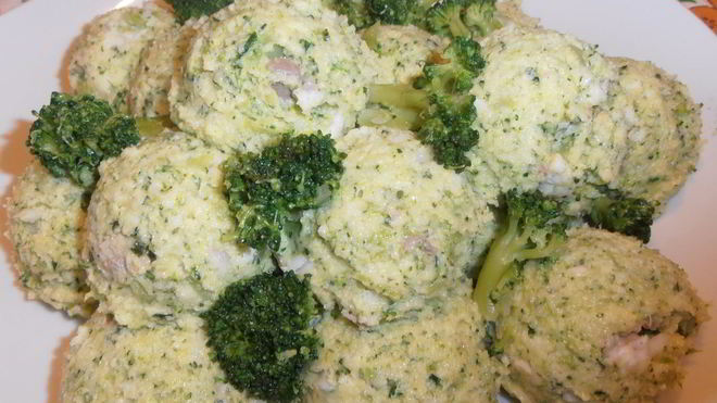 Рецепт Запеченные ньокки из манной крупы с брокколи и сибасом