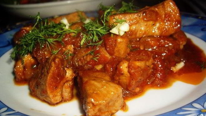 Рецепт Жаркое из свинины