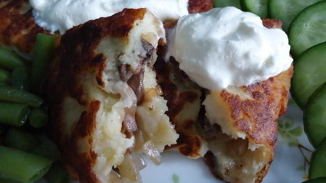 Рецепт Картофельные зразы с грибами