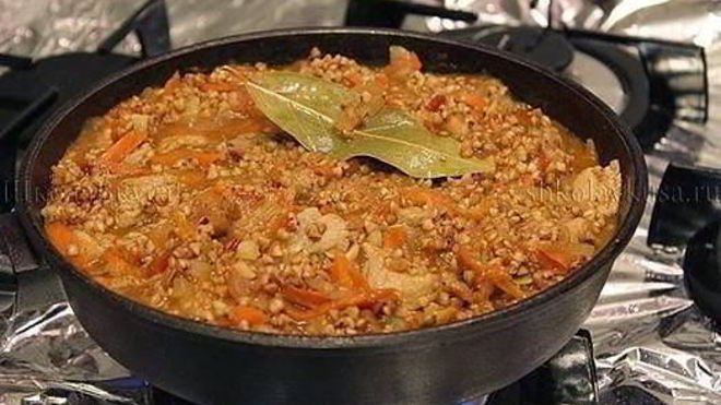 Рецепт Гречка по-купечески