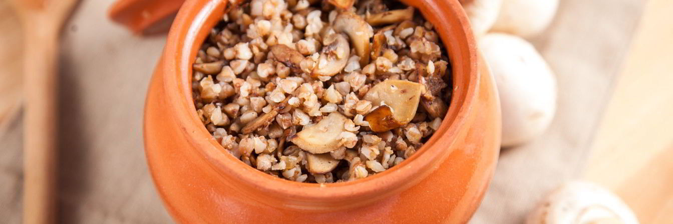 Рецепт Гречка с грибами