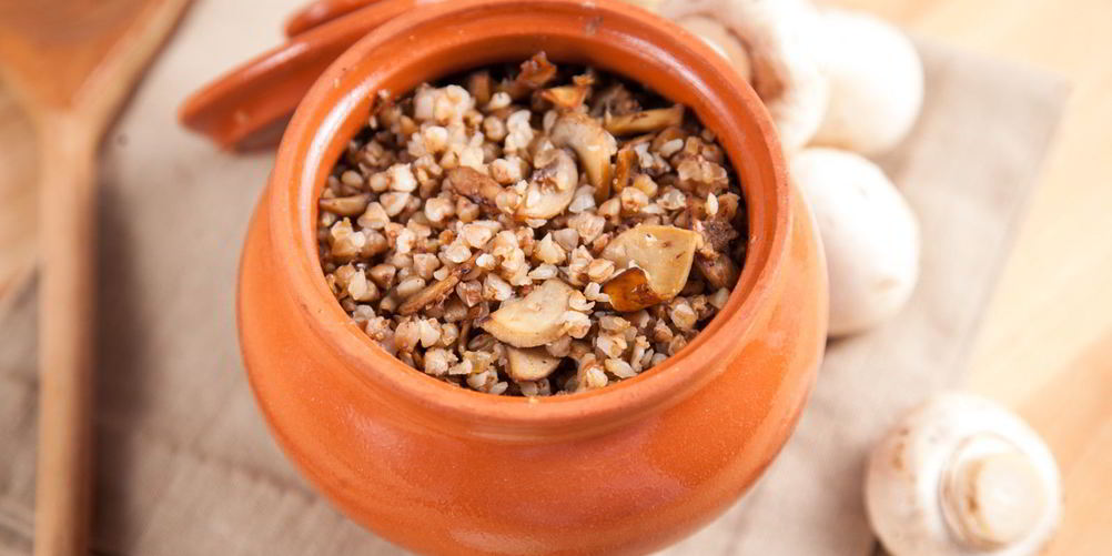 Как приготовить гречка с грибами