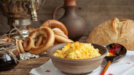 Рецепт Пшенная каша с тыквой в мультиварке