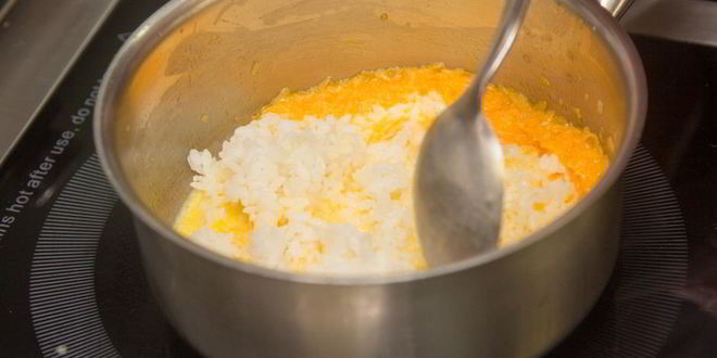 Рецепт рисовая каша с тыквой