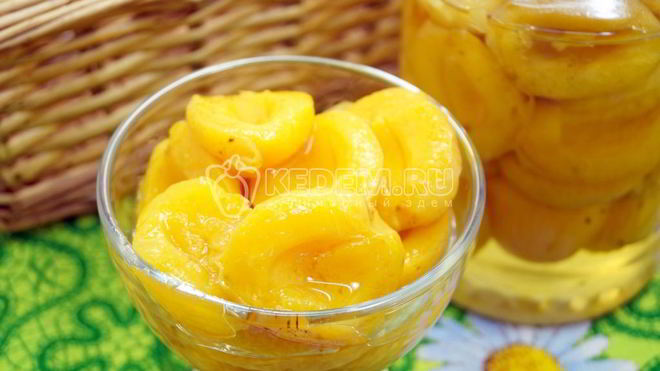 Рецепт Абрикосы в сиропе на зиму