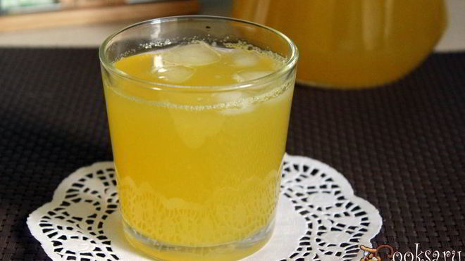 Рецепт Апельсиновый напиток с зеленым чаем