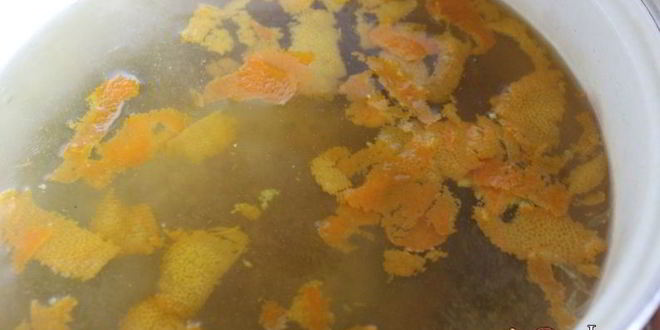 Рецепт апельсиновый напиток с зеленым чаем