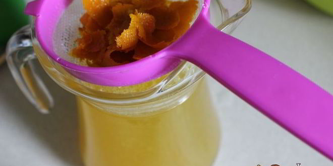 Рецепт апельсиновый напиток с зеленым чаем