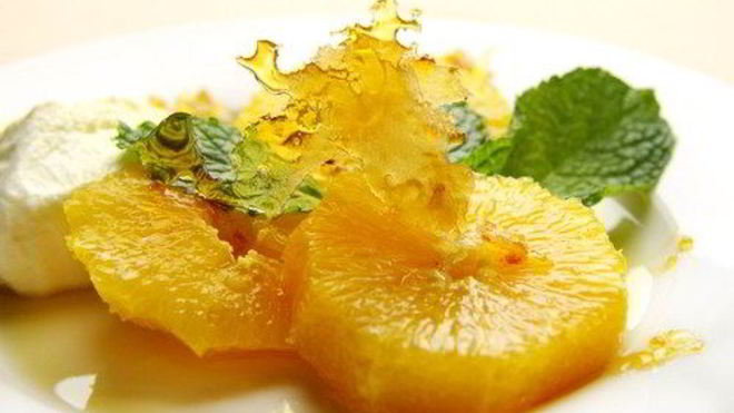 Рецепт Апельсины в лимонном сиропе