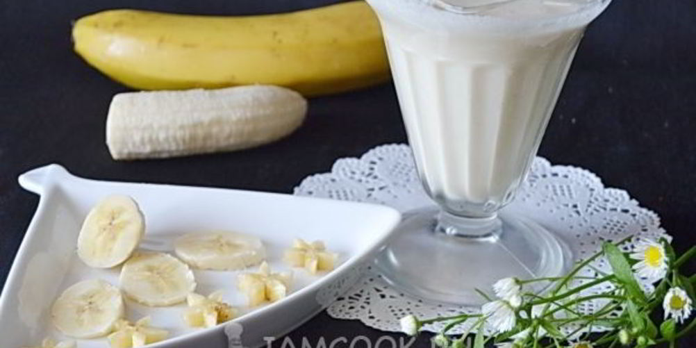 Рецепт шоколадно-банановый напиток