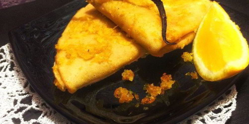 Как приготовить блинчики в ванильно-цитрусовом сиропе