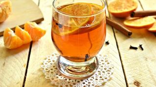Рецепт Чайный напиток с мандарином