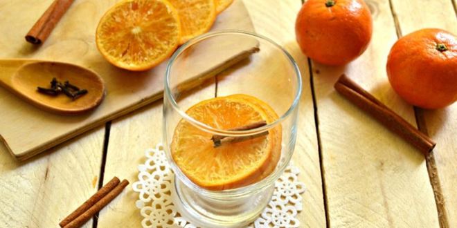 Рецепт чайный напиток с мандарином