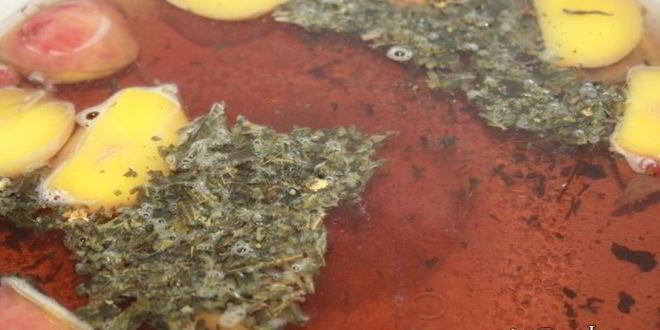 Рецепт чайный напиток с нектаринами и клубникой