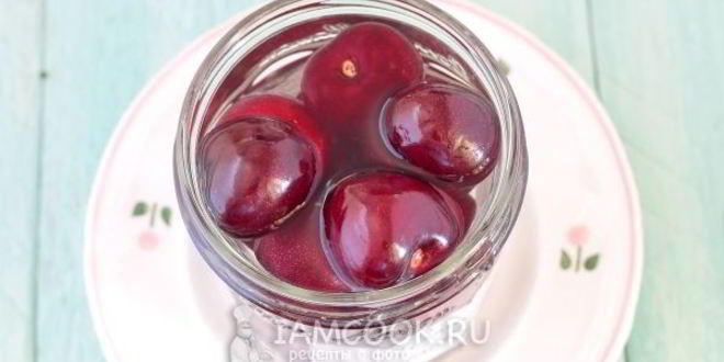 Рецепт черешня в сиропе на зиму