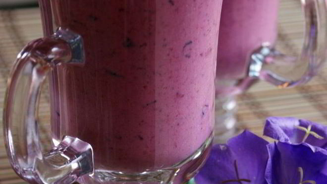 Рецепт Чернично-клубничный коктейль