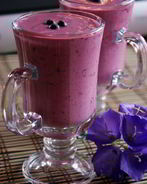 Чернично-клубничный коктейль